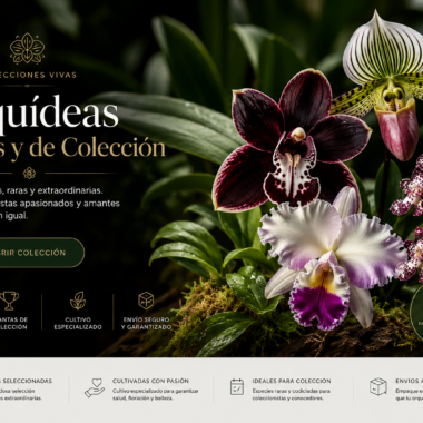 Orquídeas exóticas y de colección