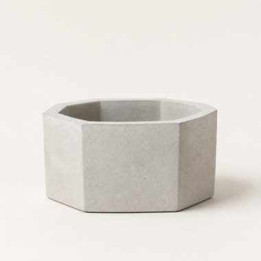Maceta Octagonal de concreto
