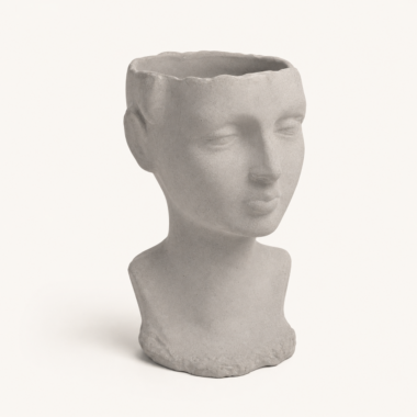 Maceta Rostro Grande de concreto